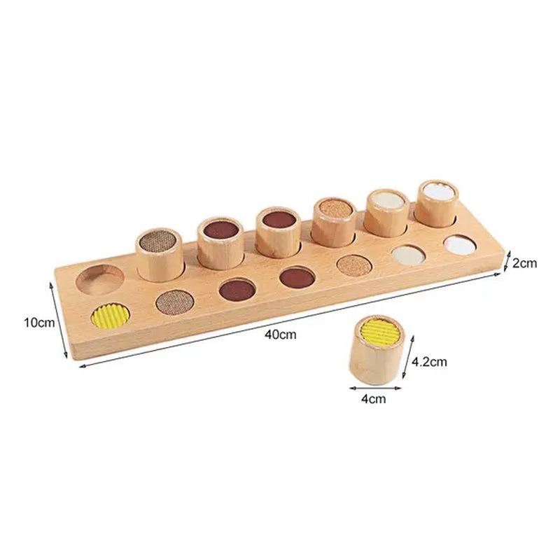 Montessori Sensory Teaching Aids Wooden Touch Board Children'S Early Education Education Children'S Tactile Training Toys