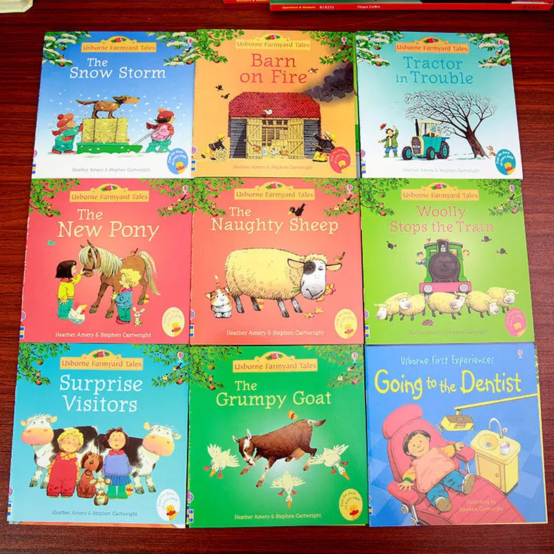 20 Books/Set Usborne First Experiences English Story Picture Books Farmyard Tales Kids Toddlers Bedtime Reading Educational