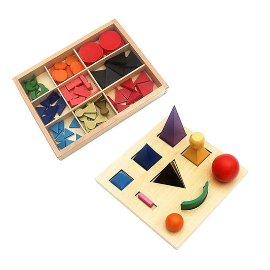 Montessori Language Toy Wood Solid Grammar Symbols Language Exercises Toys Basic Wooden Grammar Symbols with Box Preschool Train