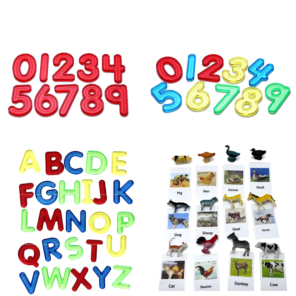 Montessori Light Table Sensory Toys Language Materials  Cards Light Box Montessori Learning Toy for Children E2566F