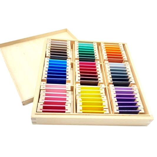 Treeyear Montessori Color Tablets Montessori Materials Montessori Sensory Toys Color Box Wooden Colorful Multicolor Tablet Boxs