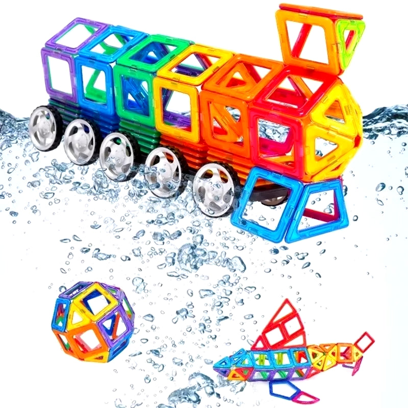 Big Size Magnetic Constructor Magnet Building Blocks 30-200PCS Magnetic Designer Construction Set Educational Toys for Kids